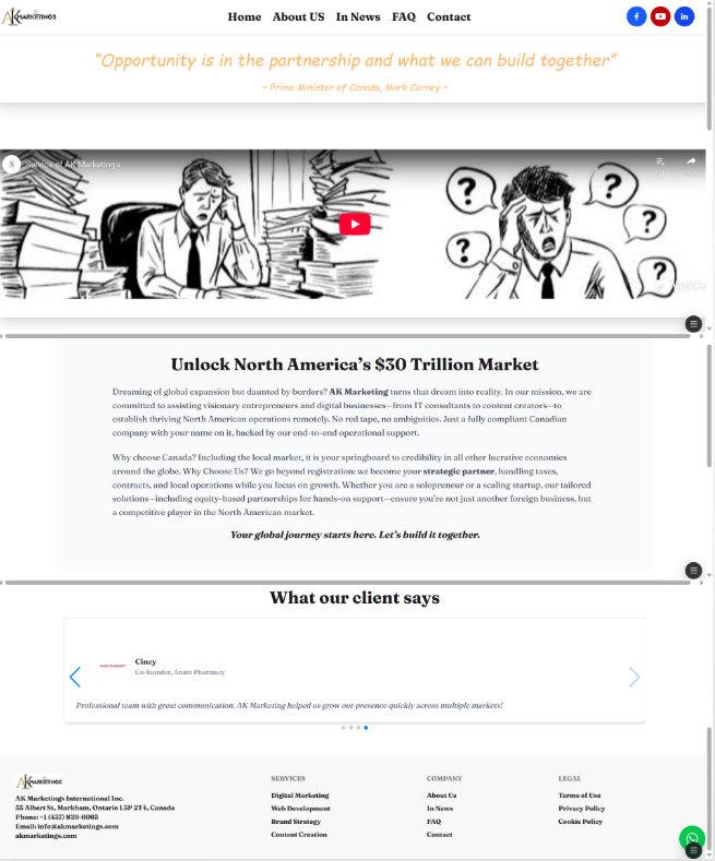 AK Marketings β Business Services